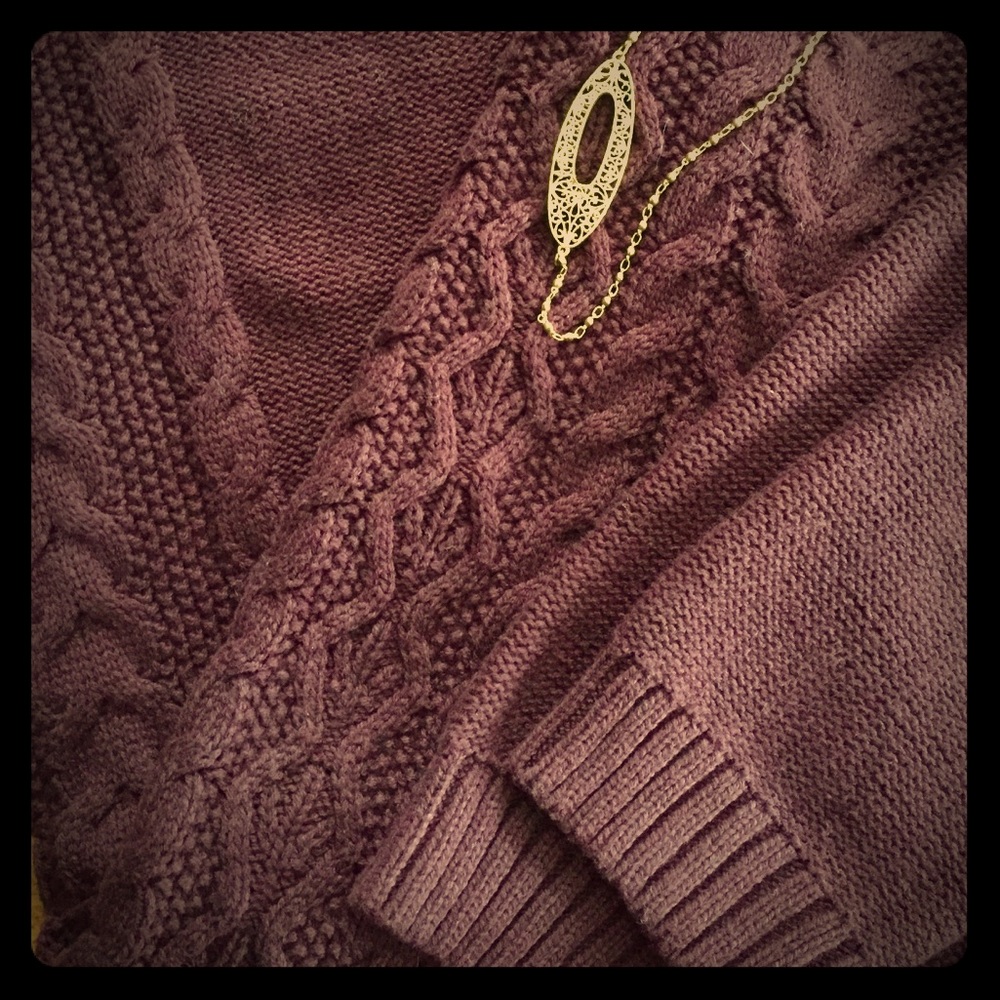 Burgundy sweater dress from Old Navy